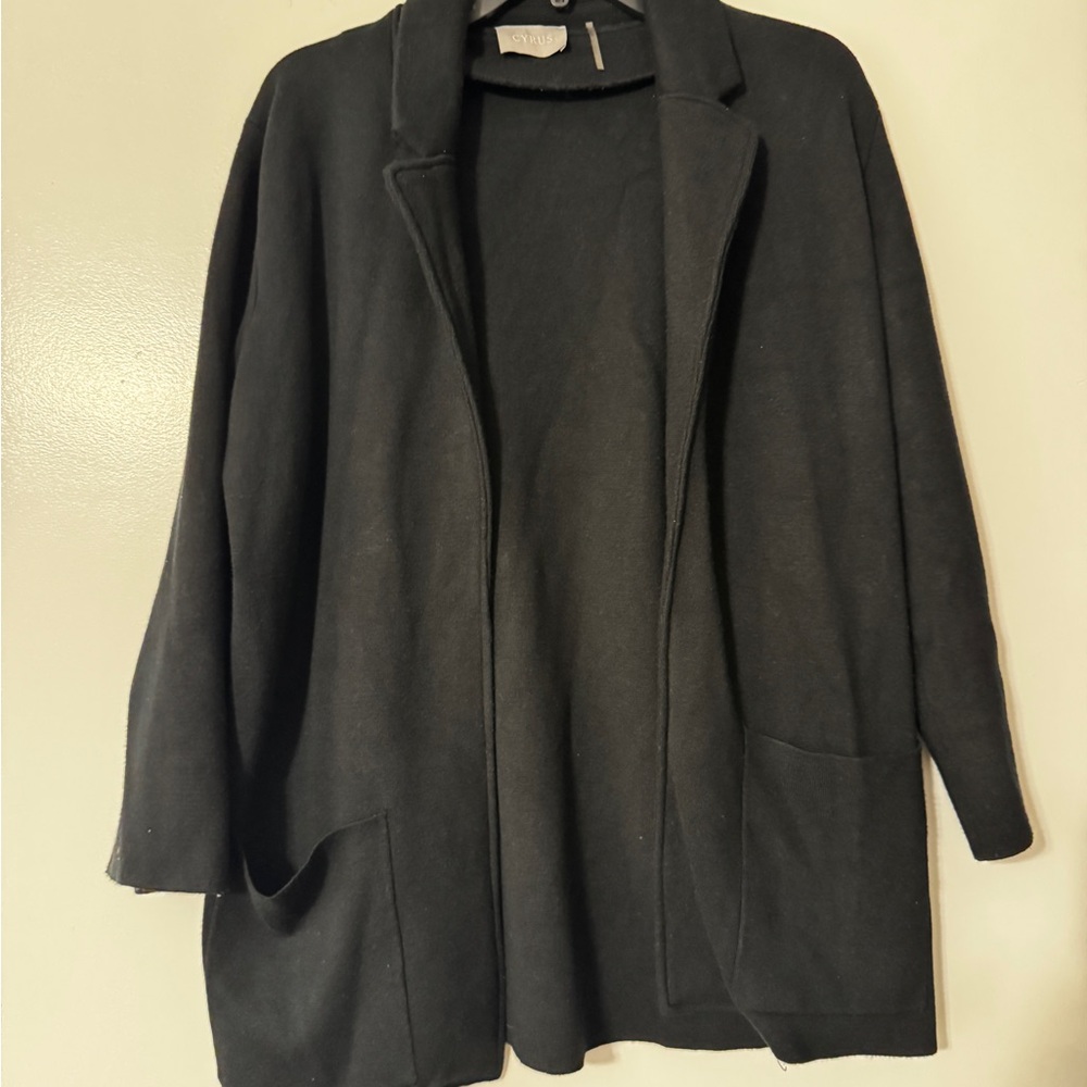 Cyrus Black Women's Sweater Blazer